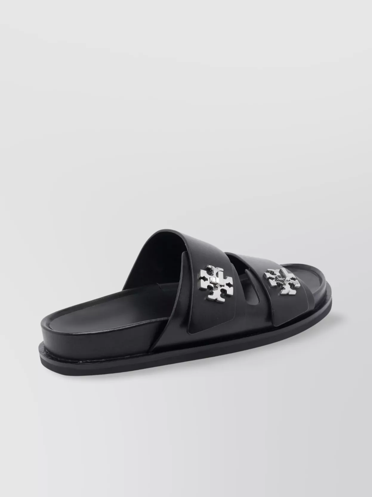 Tory Burch Sporty Slider Sandal With Swivel Details In Black
