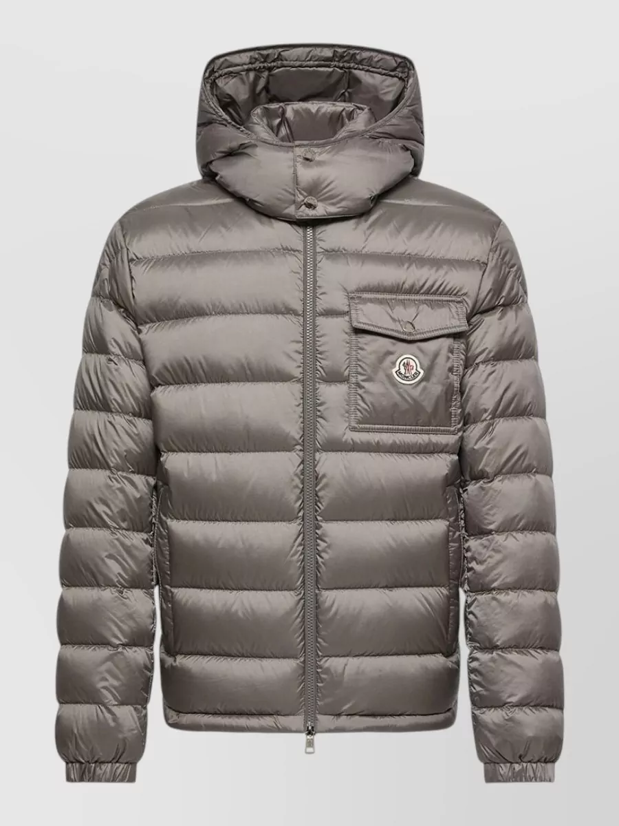 Moncler down hooded puffer jacket