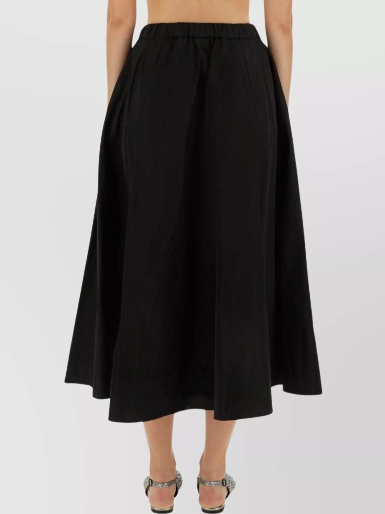 Aspesi Midi Flared Skirt Side Pockets