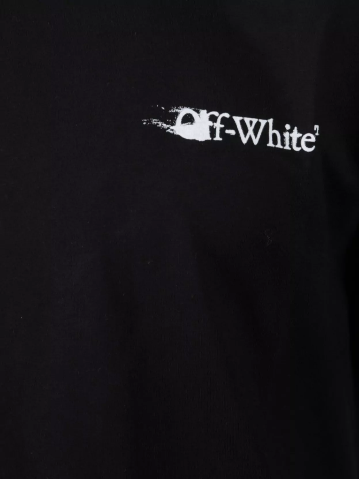 Off-White Graphic Print Crew Neck Short Sleeve Top