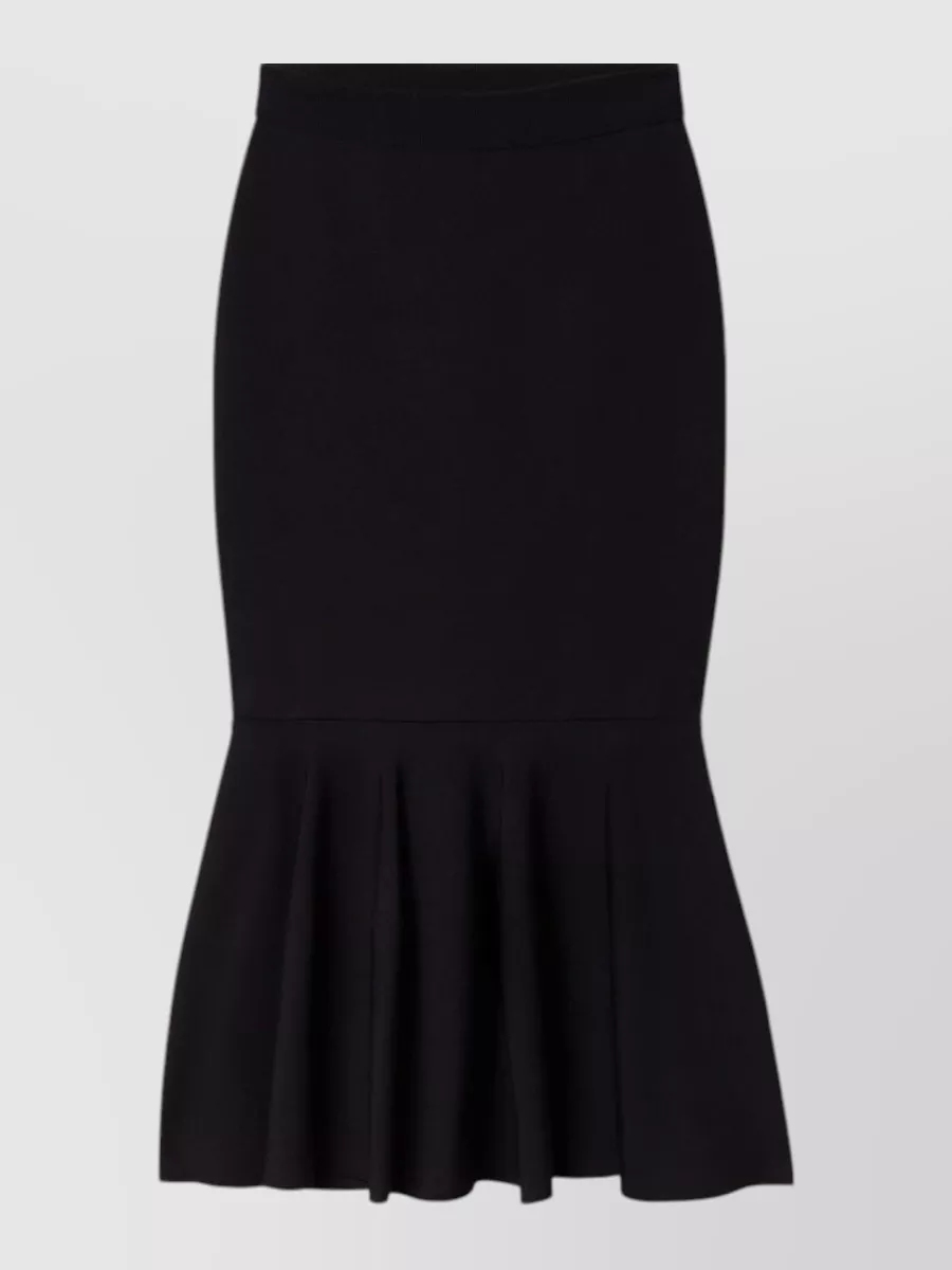 Stella Mccartney flared knit midi skirt