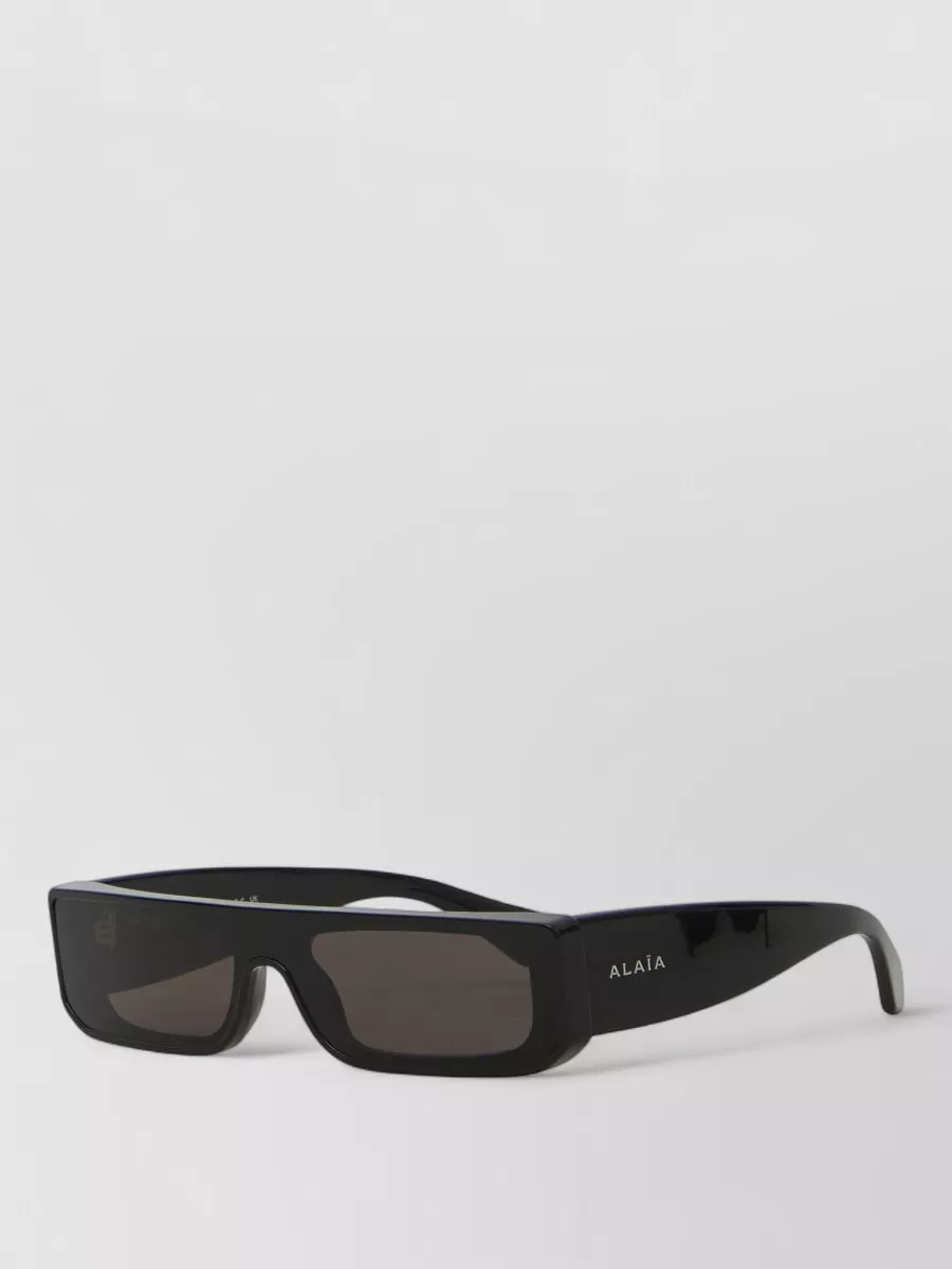 Alaïa rectangular mask sunglasses