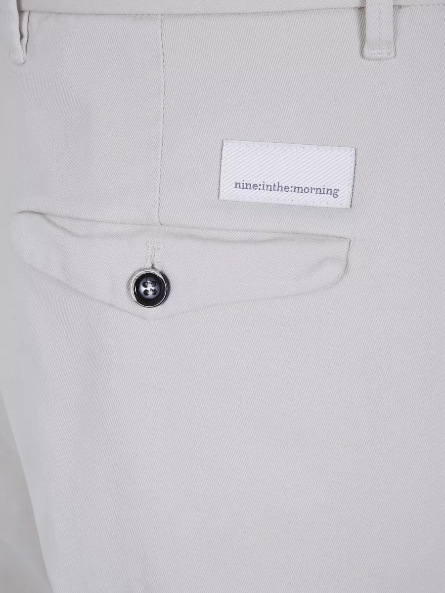 Nine In The Morning Wide-Leg Chino Shorts
