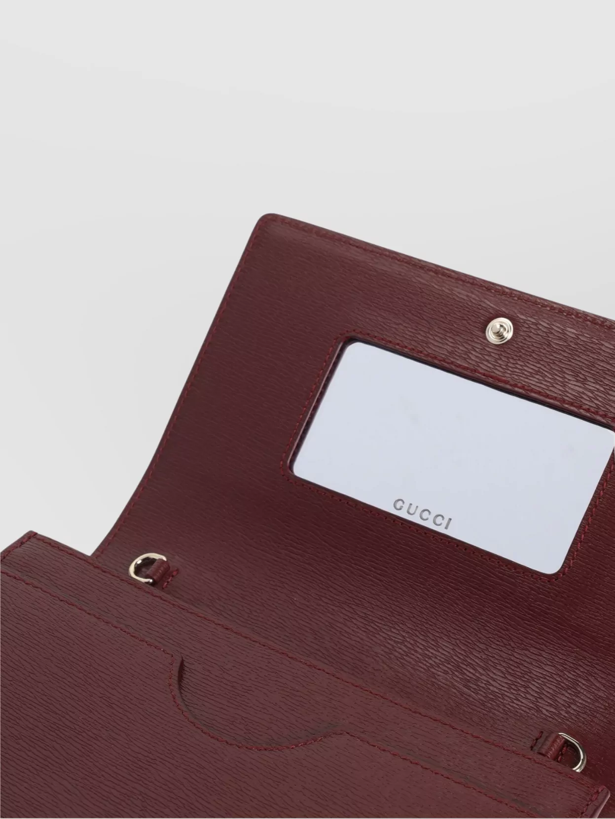 Gucci Chain Wallet Detachable Strap In Brown