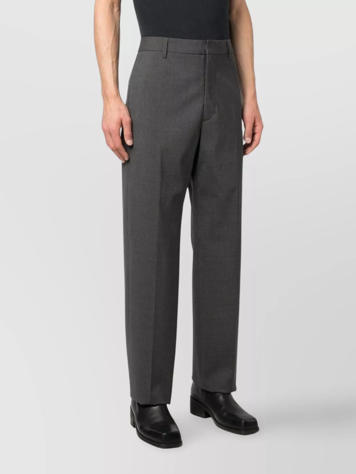 Dsquared2 Casual Trousers With Pockets And Belt Loops In Gray