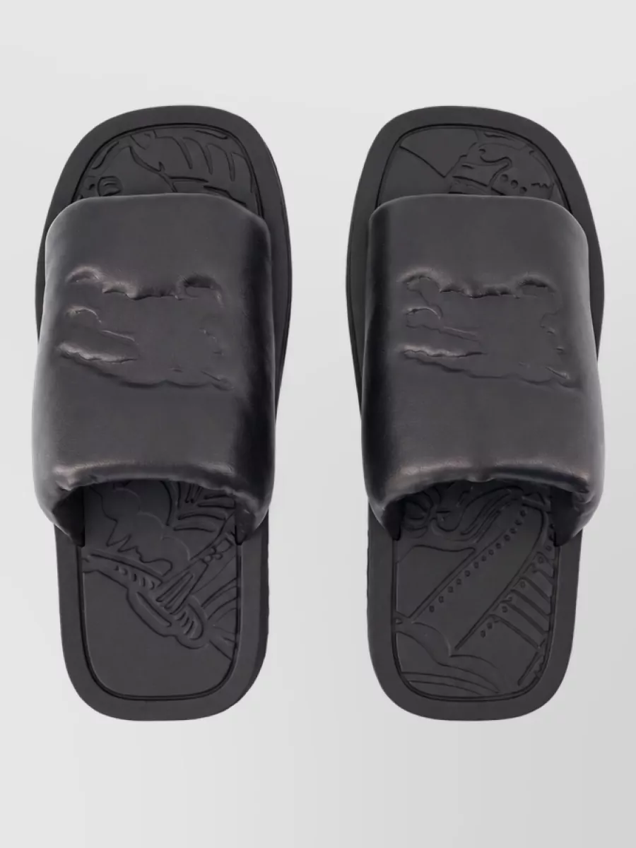 Burberry Leather Slides