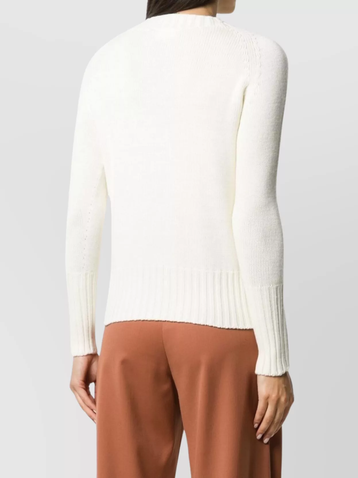 Drumohr Merino Knit Crew Neck Long Sleeve Sweater