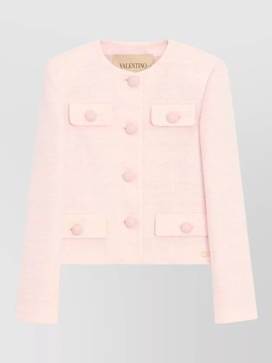 Valentino textured tweed jacket