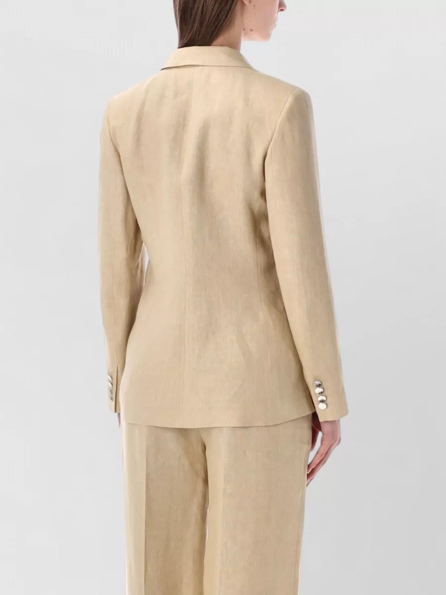 Ralph Lauren Linen Slim-Fit Single-Breasted Blazer