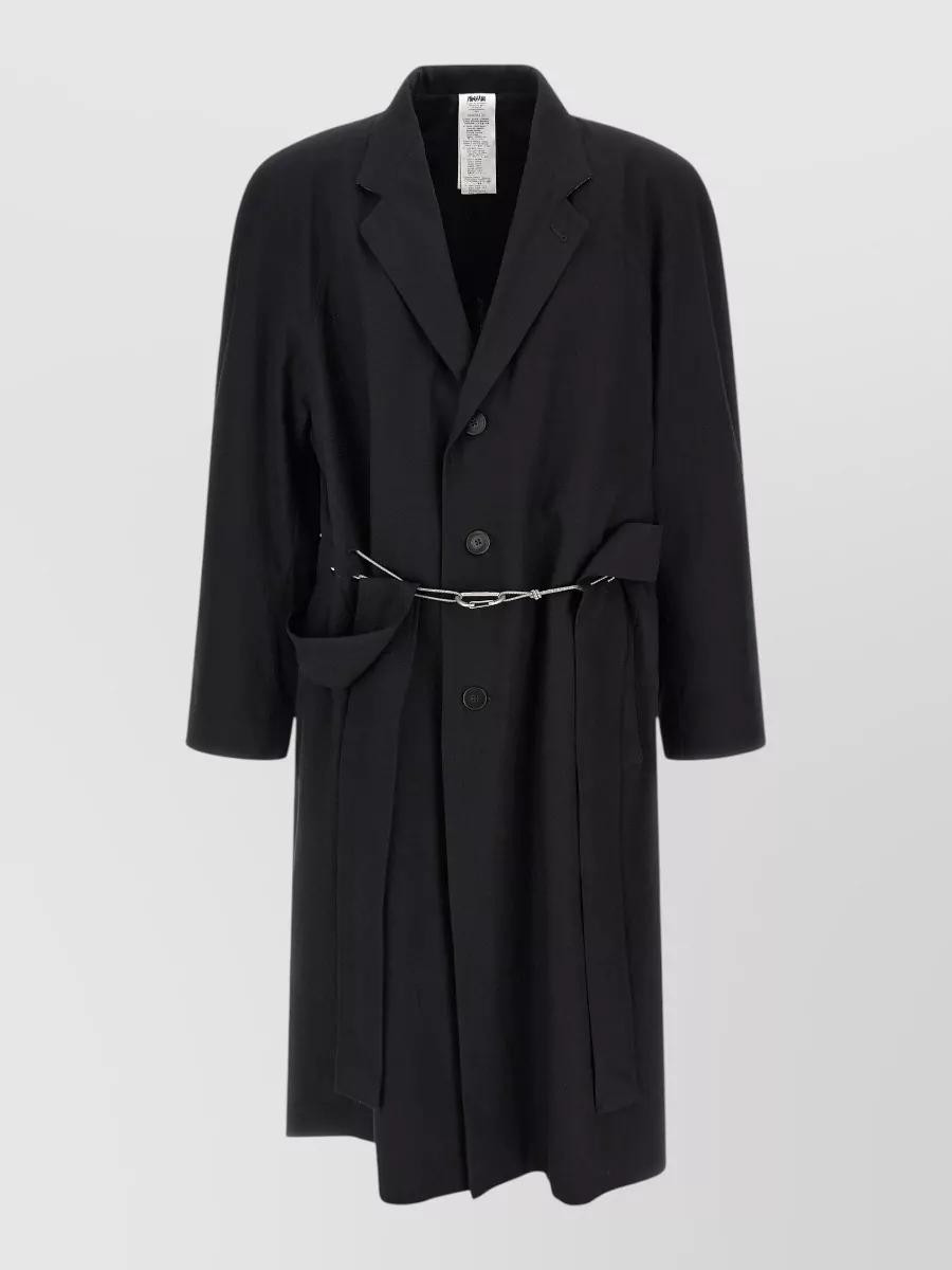 Magliano cotton belted single breasted trench coat