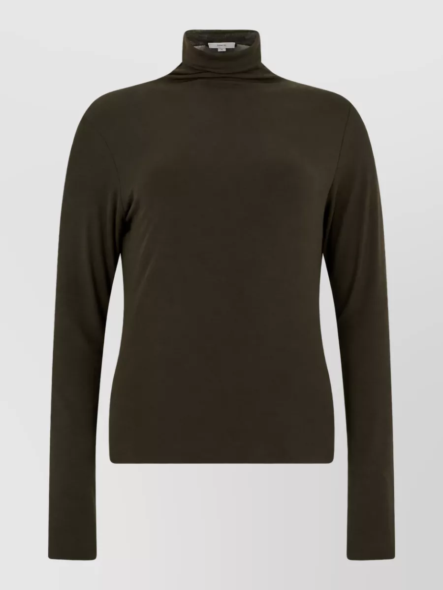 Vince High-neck long-sleeve top