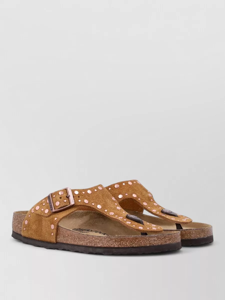 Birkenstock leather thong sandals