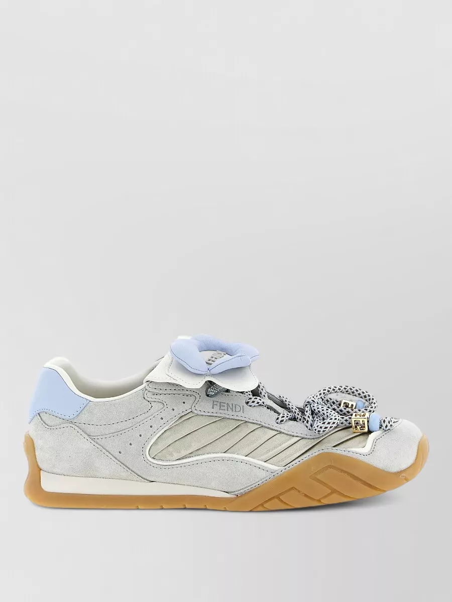Fendi Leather Low-Top Sneakers