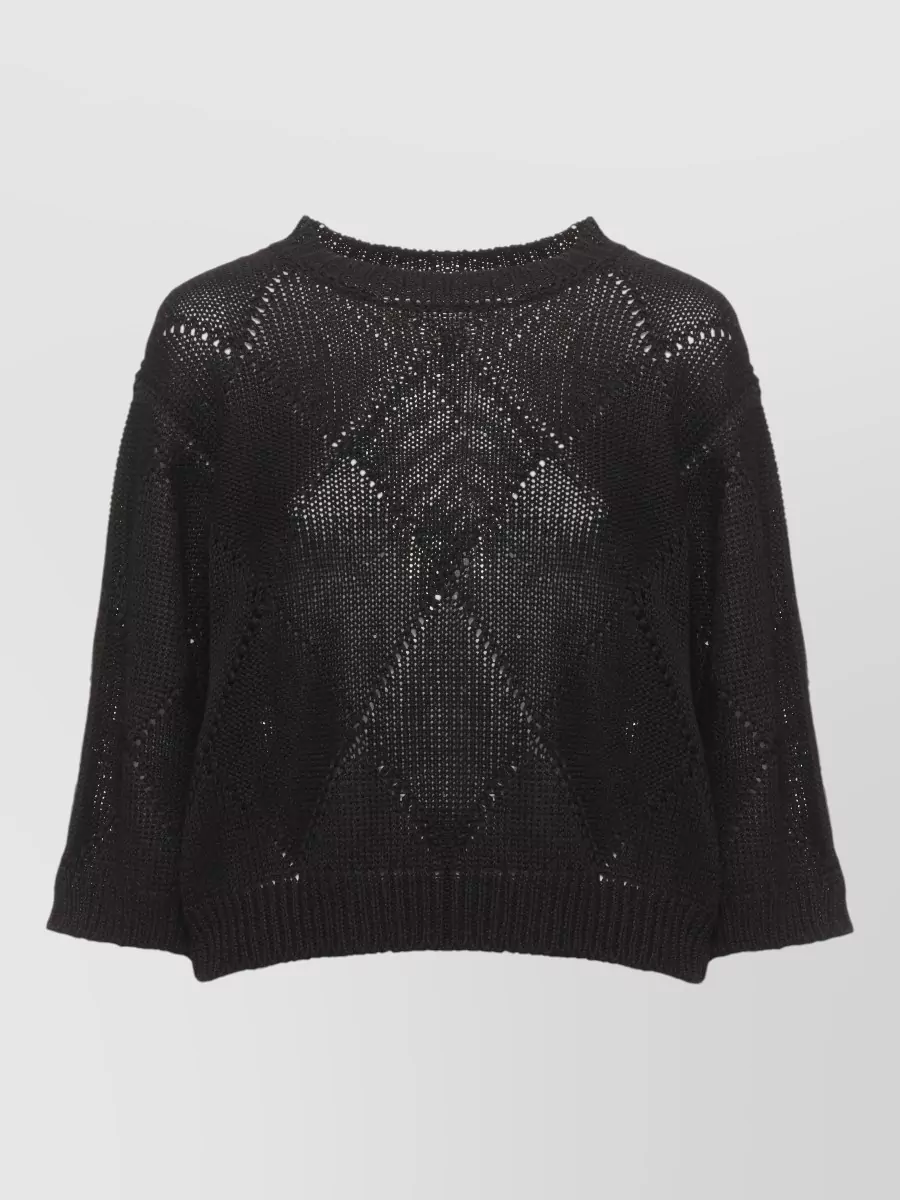 Peserico Sequin-Embellished Linen Sweater