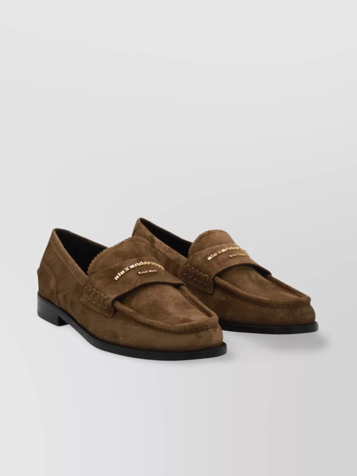 Alexander Wang Suede Finish Slip-on Loafers