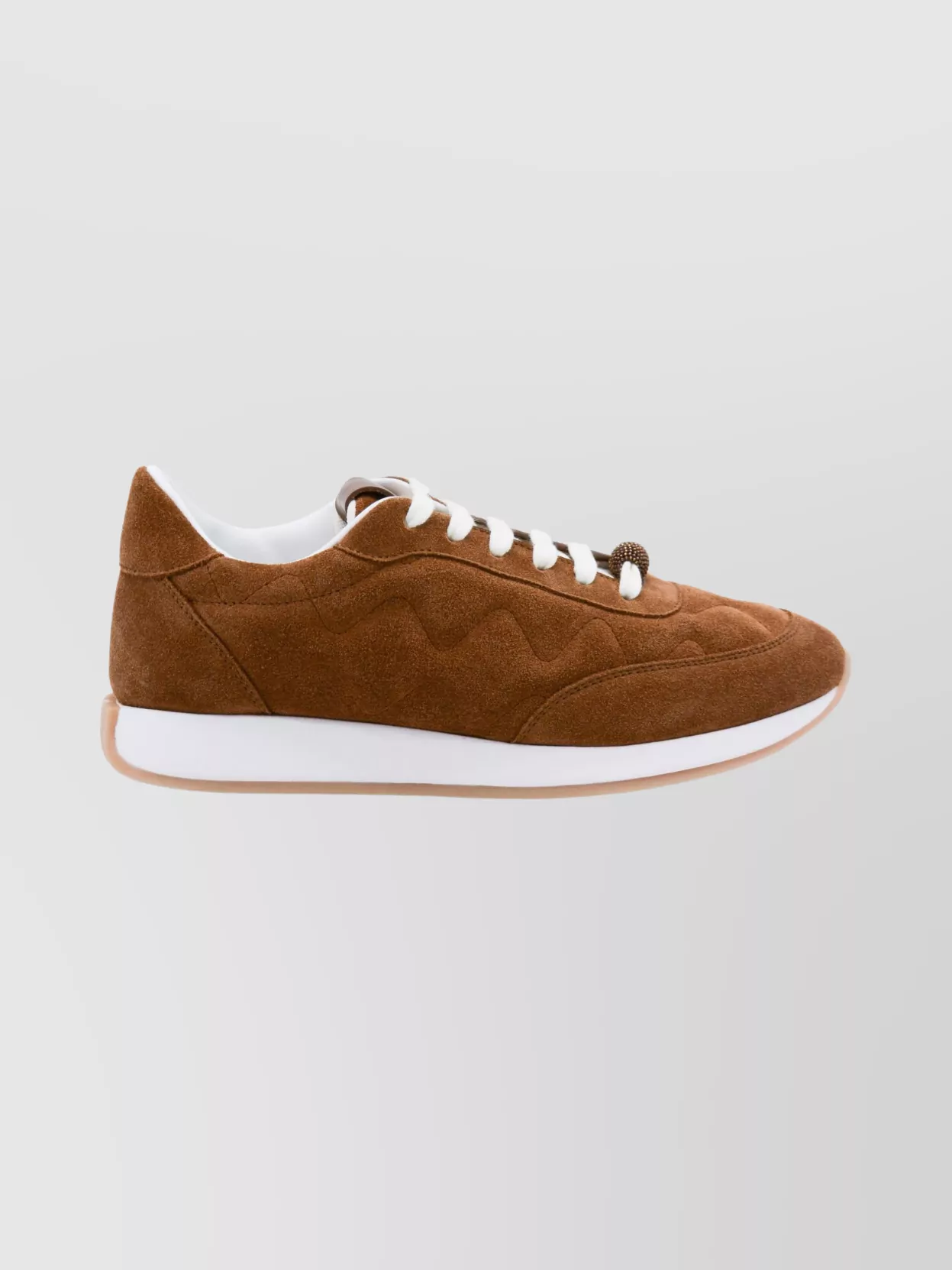 Fabiana Filippi Suede Sneakers With Rubber Sole Design