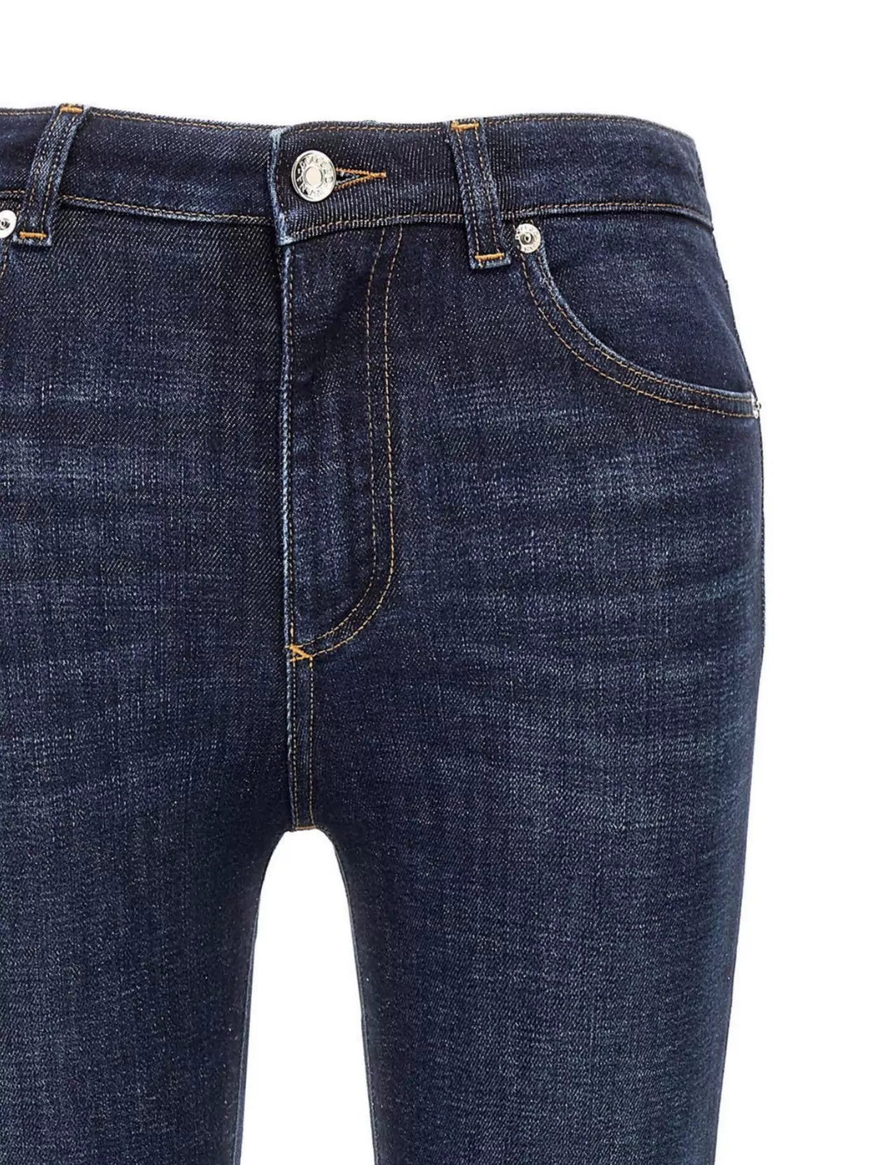 Dolce & Gabbana Slim Fit Denim Trousers With Five Pockets