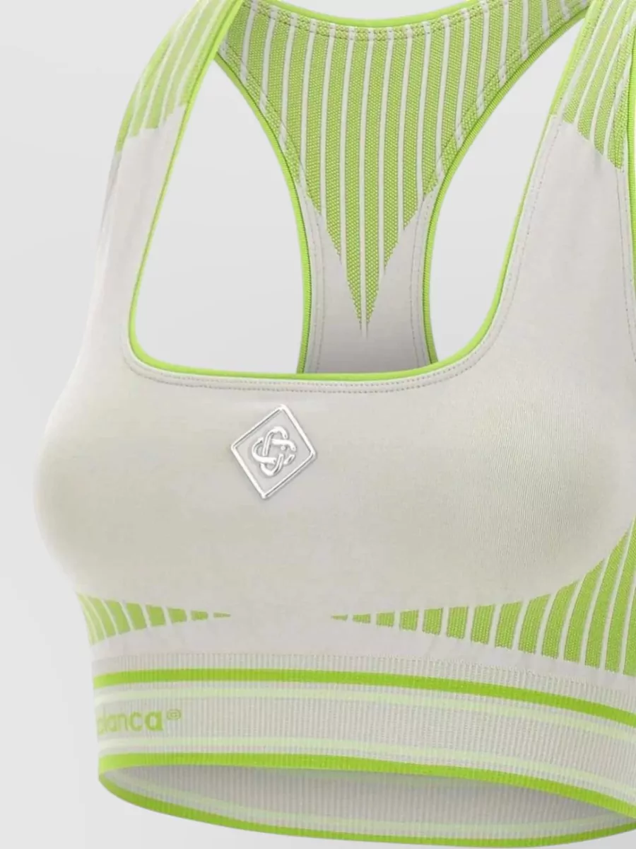 Casablanca Seamless Bralette Racer Neckline Racerback