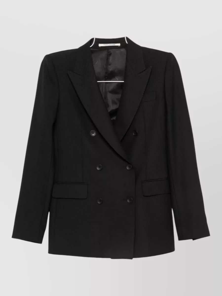Tagliatore double-breasted wool-blend trouser suit
