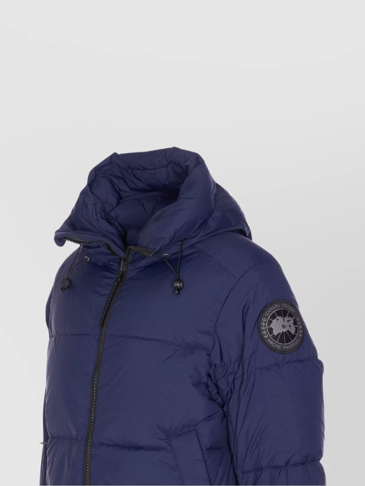Canada Goose Hooded Padded Jacket Featuring Logo