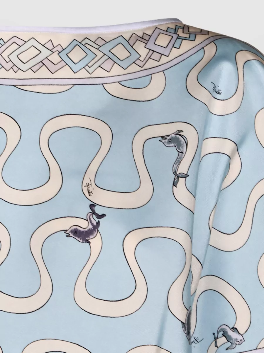Pucci Silk Printed Blouse