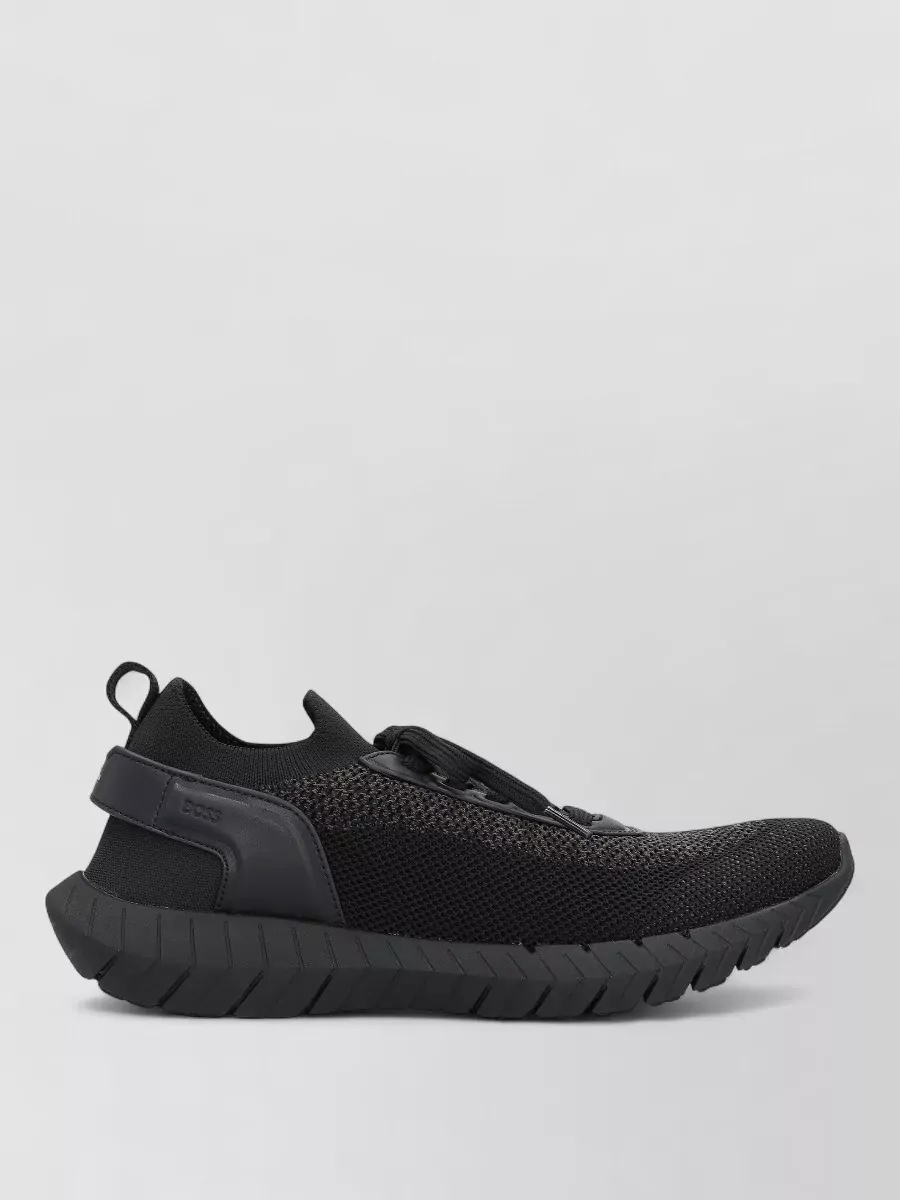 Boss Mesh Upper Sock Sneakers Pull Tab Sole