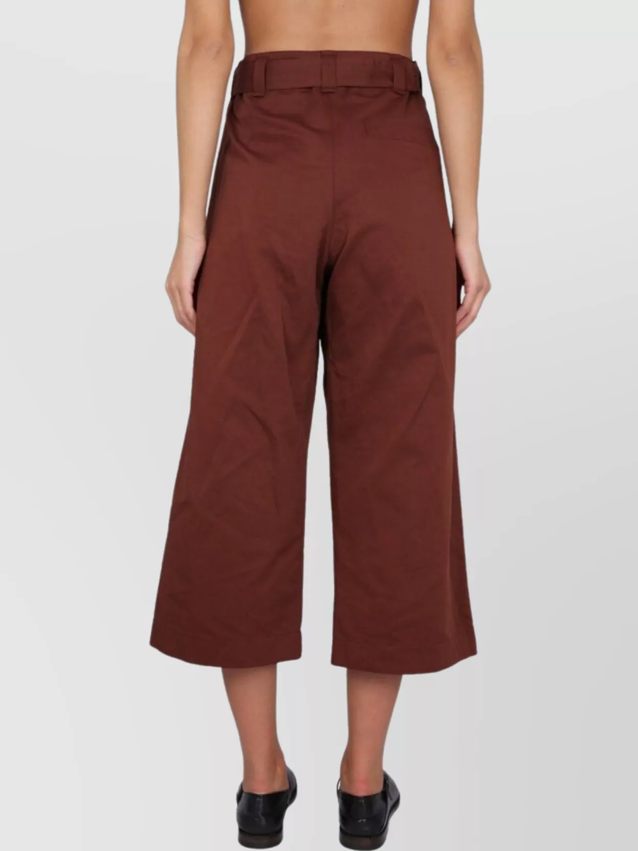 Lemaire Trousers Cropped Wide Leg