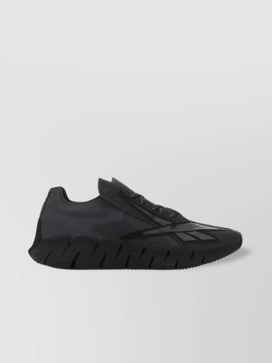 Shop Maison Margiela Fabric Zs Memory Of Sneakers In Black