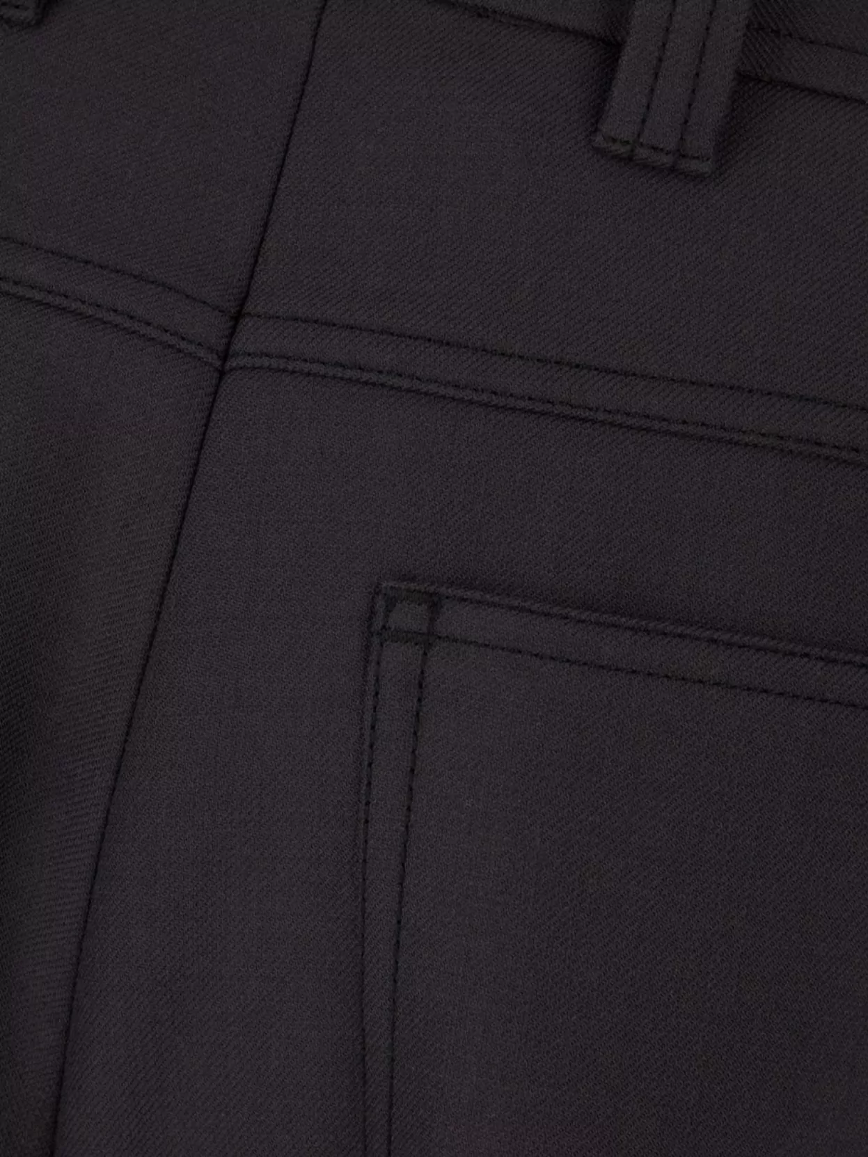 Shop Zegna Wool Trousers With Belt Loops And Pockets