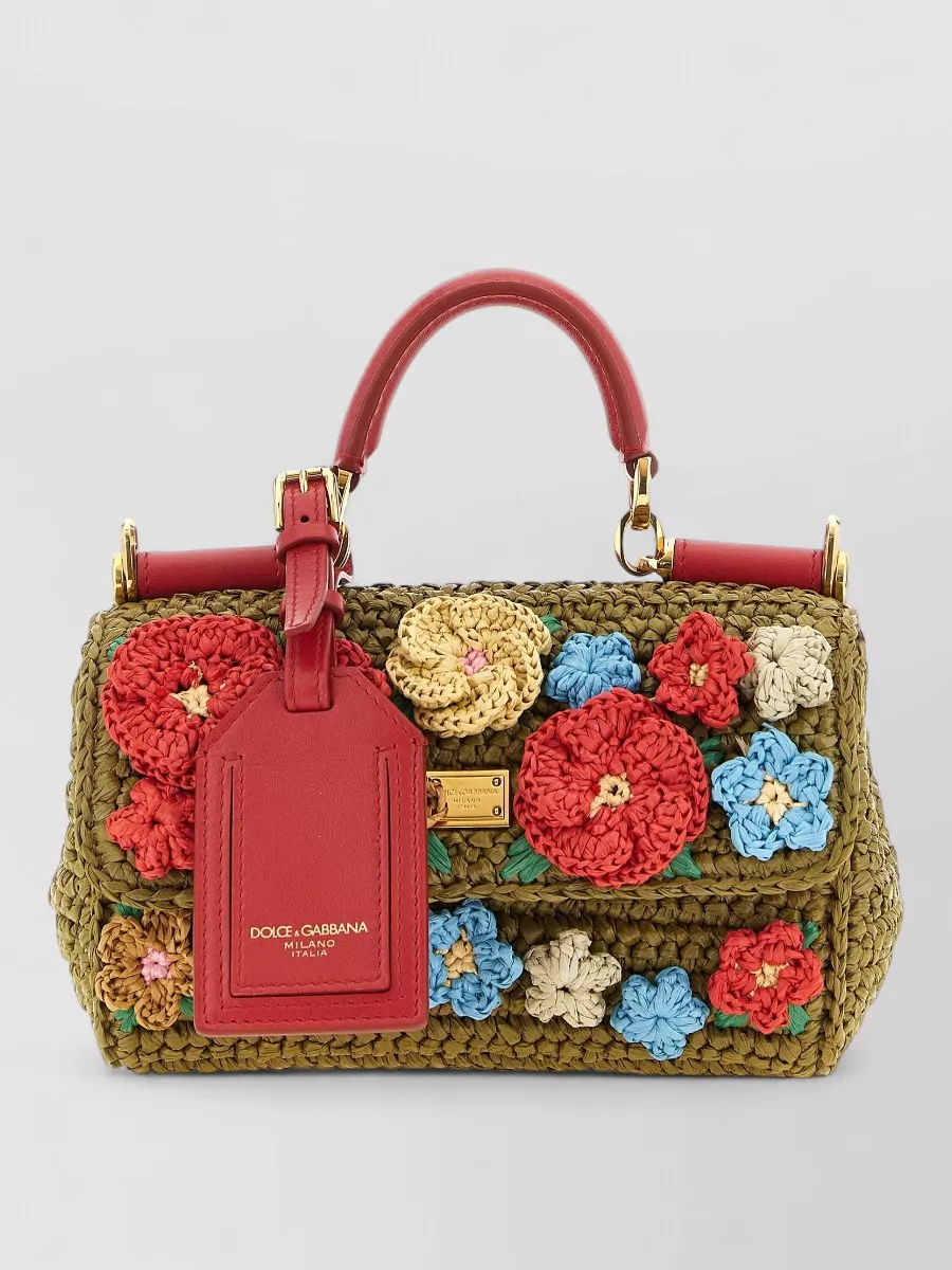 Dolce&Gabbana My Sicily Mini Crochet Shoulder Bag