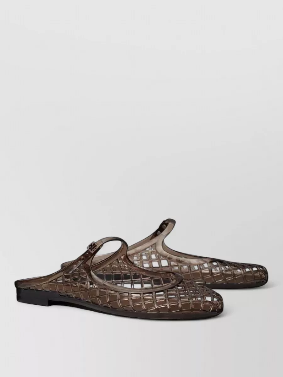 Tory Burch Perforated Slide Sandals