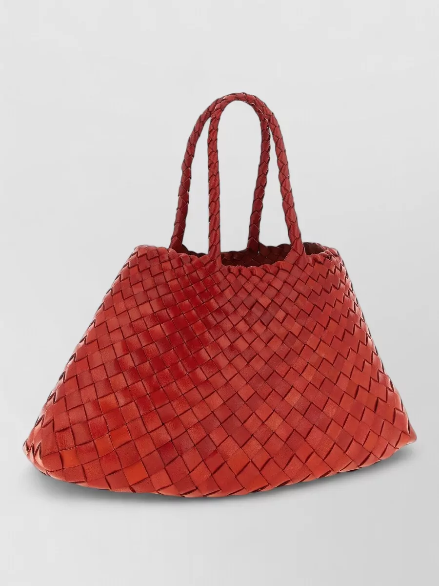 Dragon Diffusion santa croce small leather tote bag