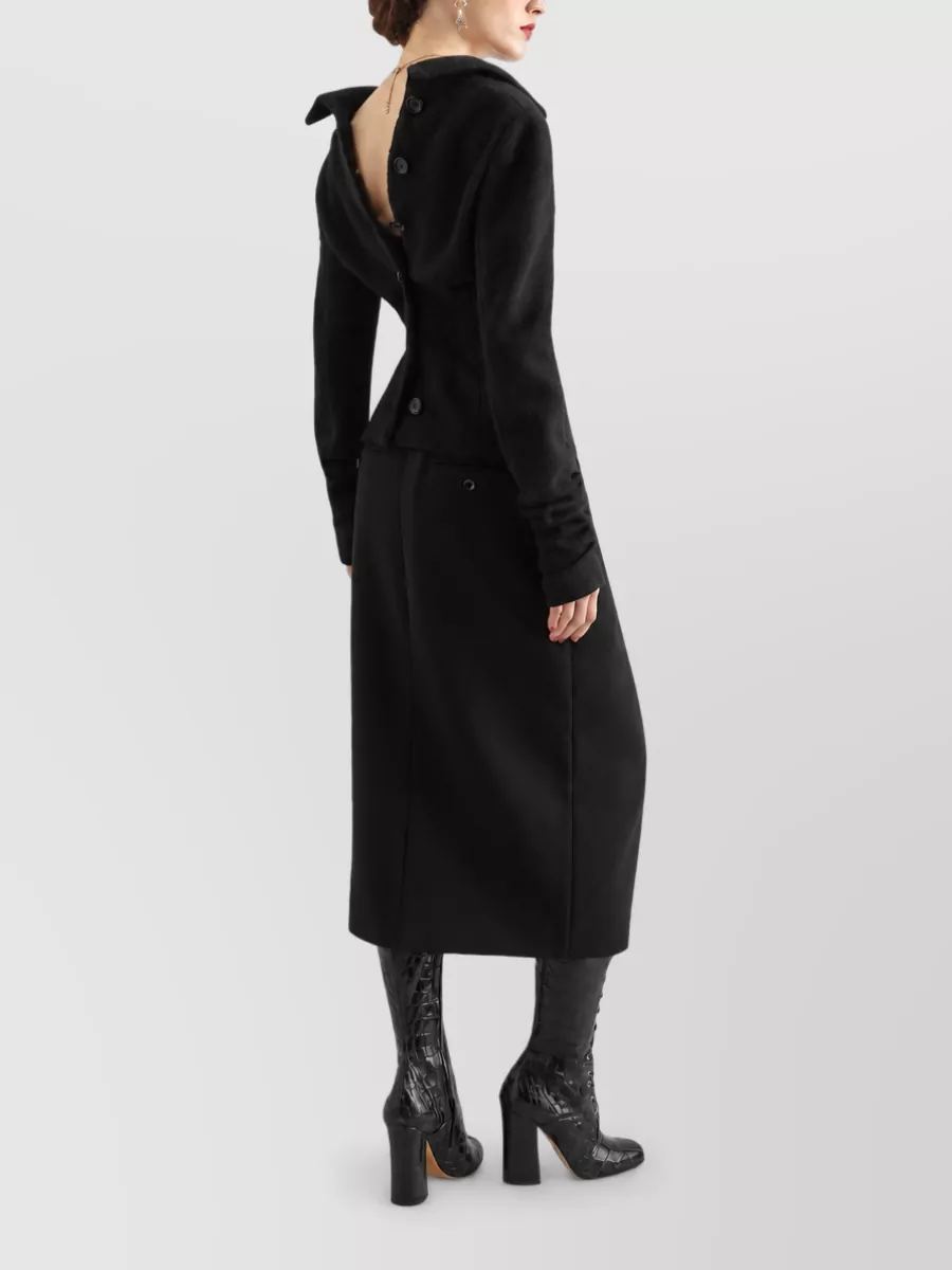Dolce&Gabbana Virgin Wool Slim-Fit Single-Breasted Coat
