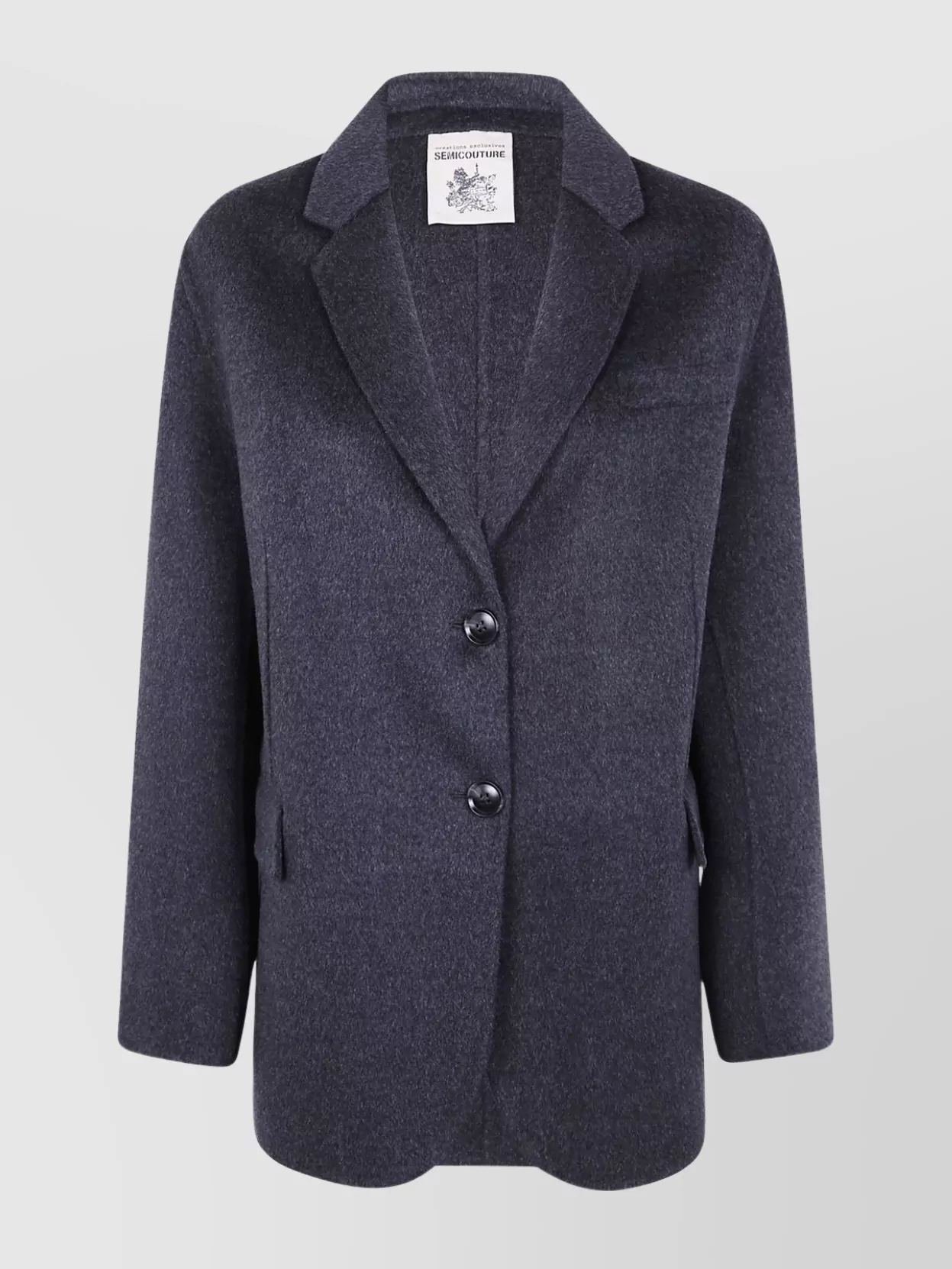 Semicouture Tailored Jacket Notched Lapels