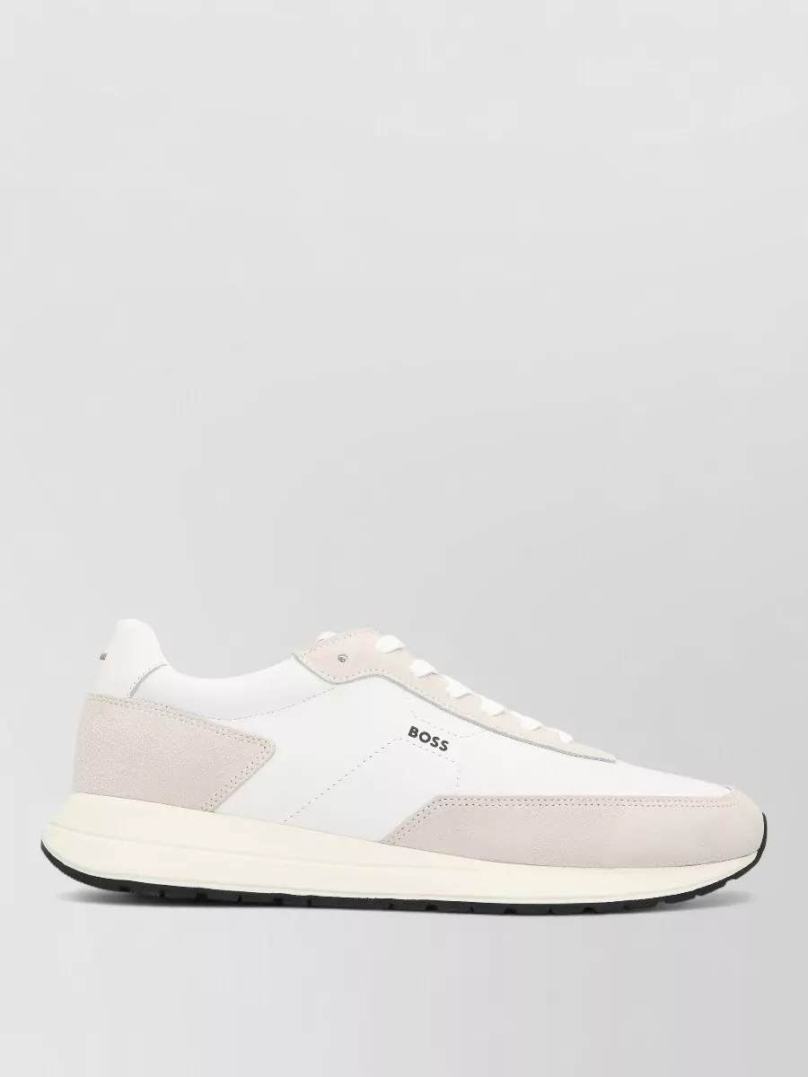 Boss Vinston Leather Sneakers Low Top Design