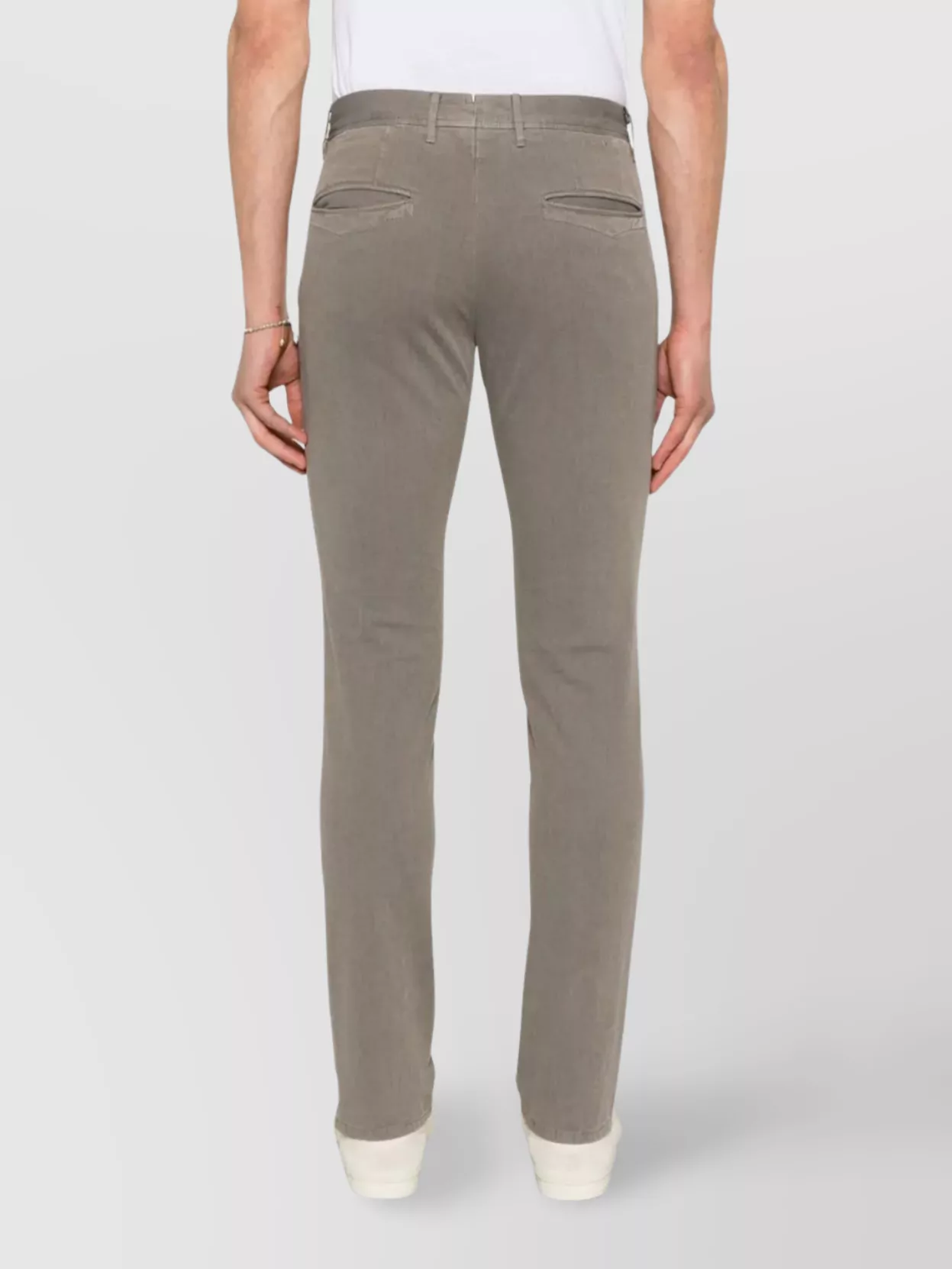 Incotex Trousers Back Pockets Belt Loops Side Pockets