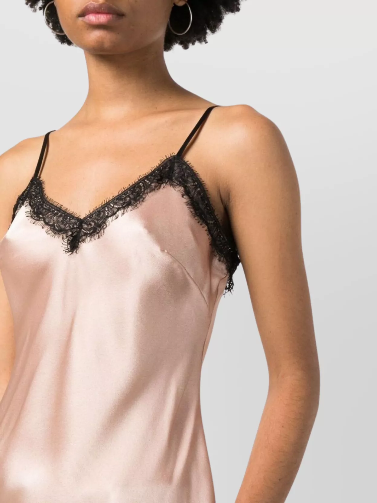 Alberta Ferretti Lace Trim Sleeveless Top