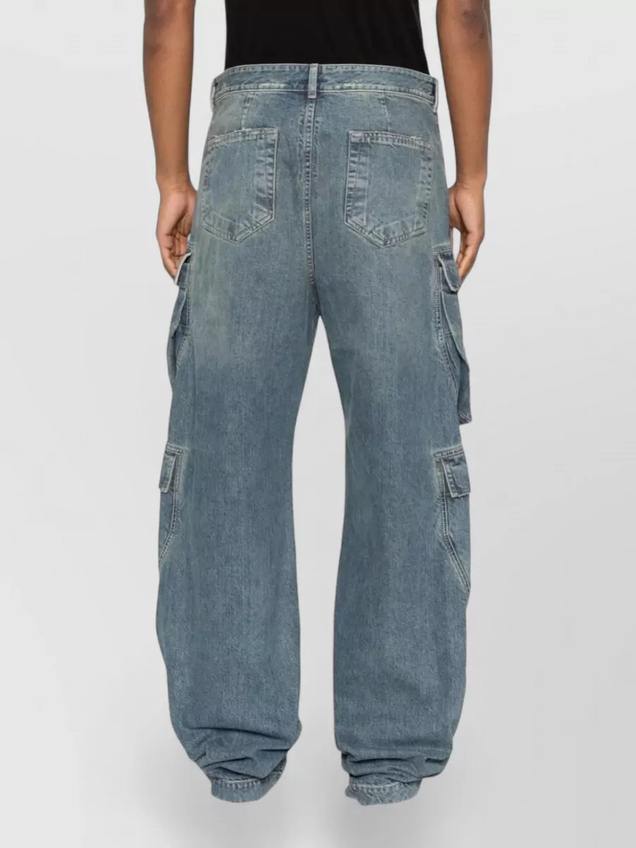 Rick Owens Drkshdw Cotton Cargo Jeans