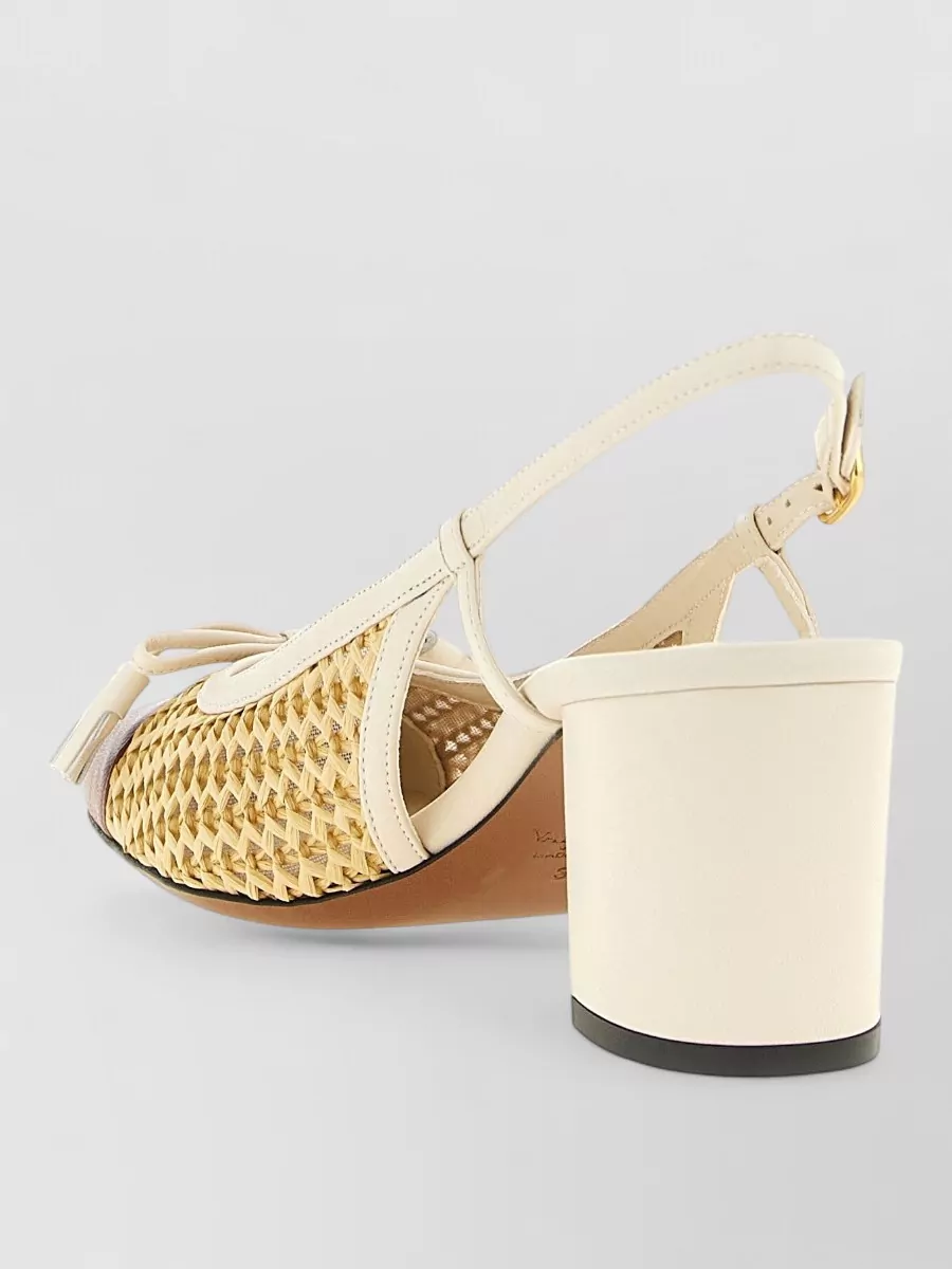 Valentino Garavani Leather Slingback Sandals