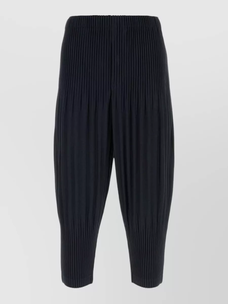 Homme Plisse Issey Miyake Polyester drop-crotch shorts