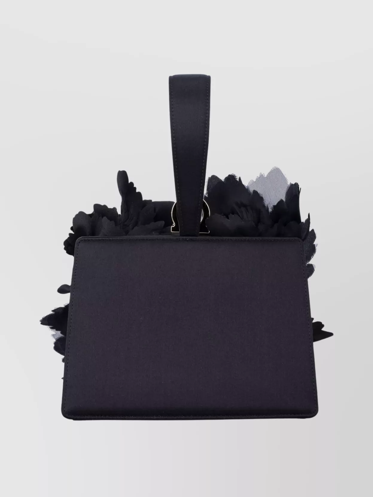 Ferragamo Floral Design Wrist Clutch Bag