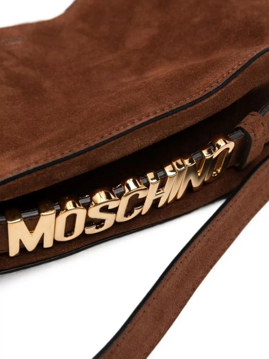 Moschino Leather Clutch Bag