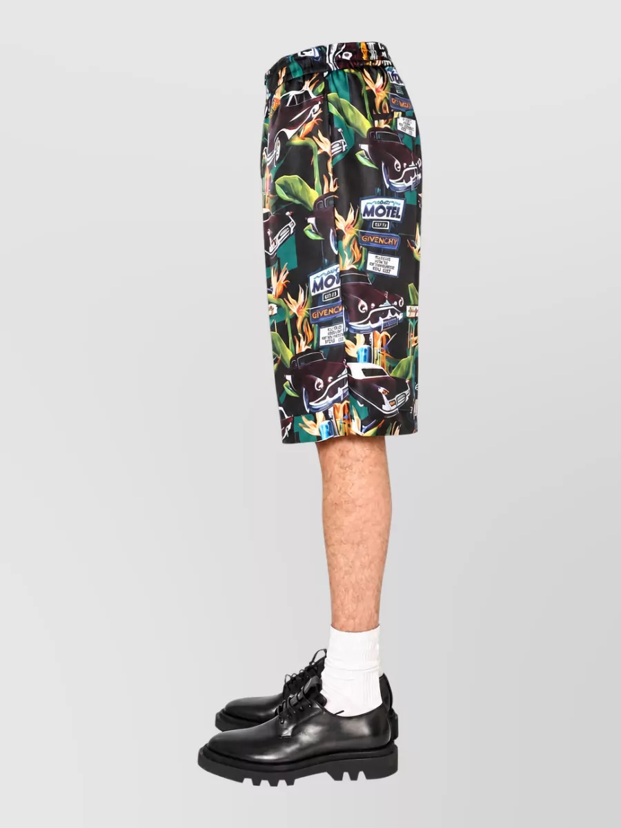 Givenchy Silk Bermuda Swimming Trunks