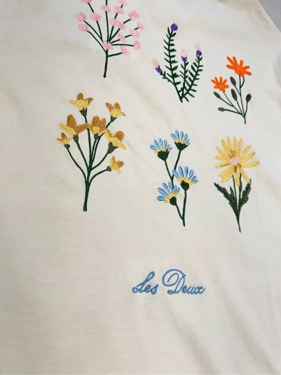 Les Deux Wild Flower Organic Cotton Short-Sleeve T-Shirt