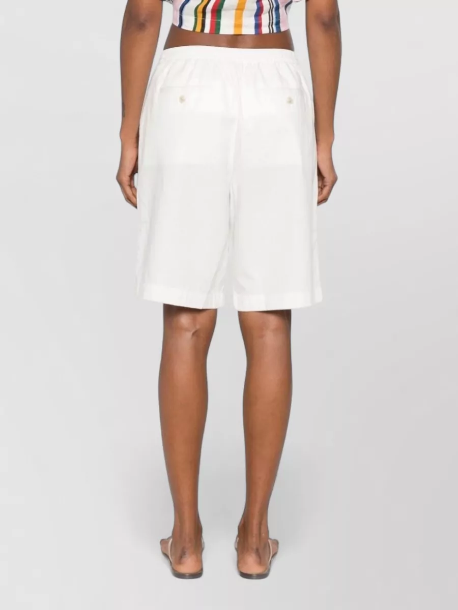 Dunst Cropped Straight-Leg Pajama Shorts