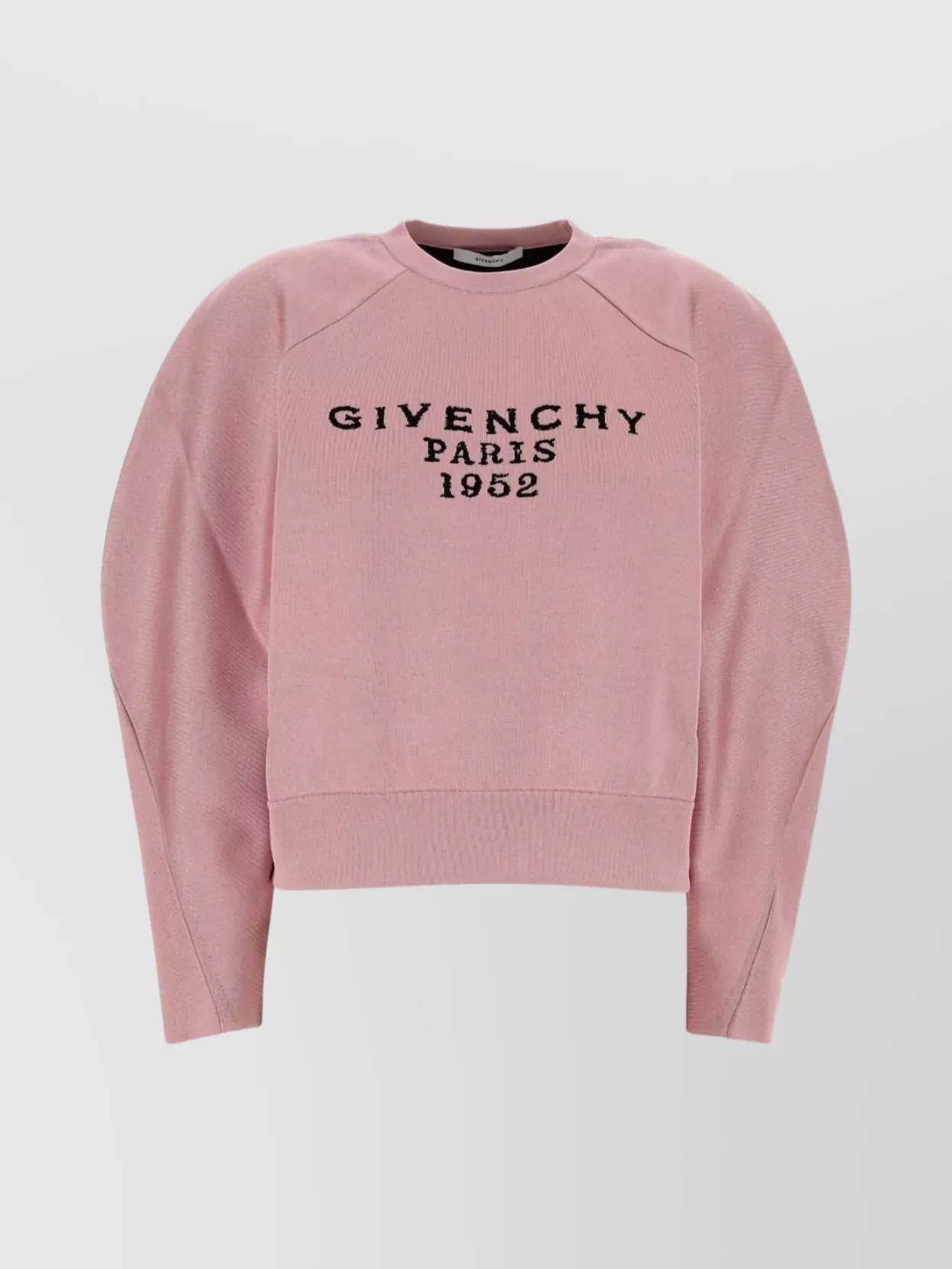 Givenchy Round Neck Long-sleeved Sweatshirt In Pink