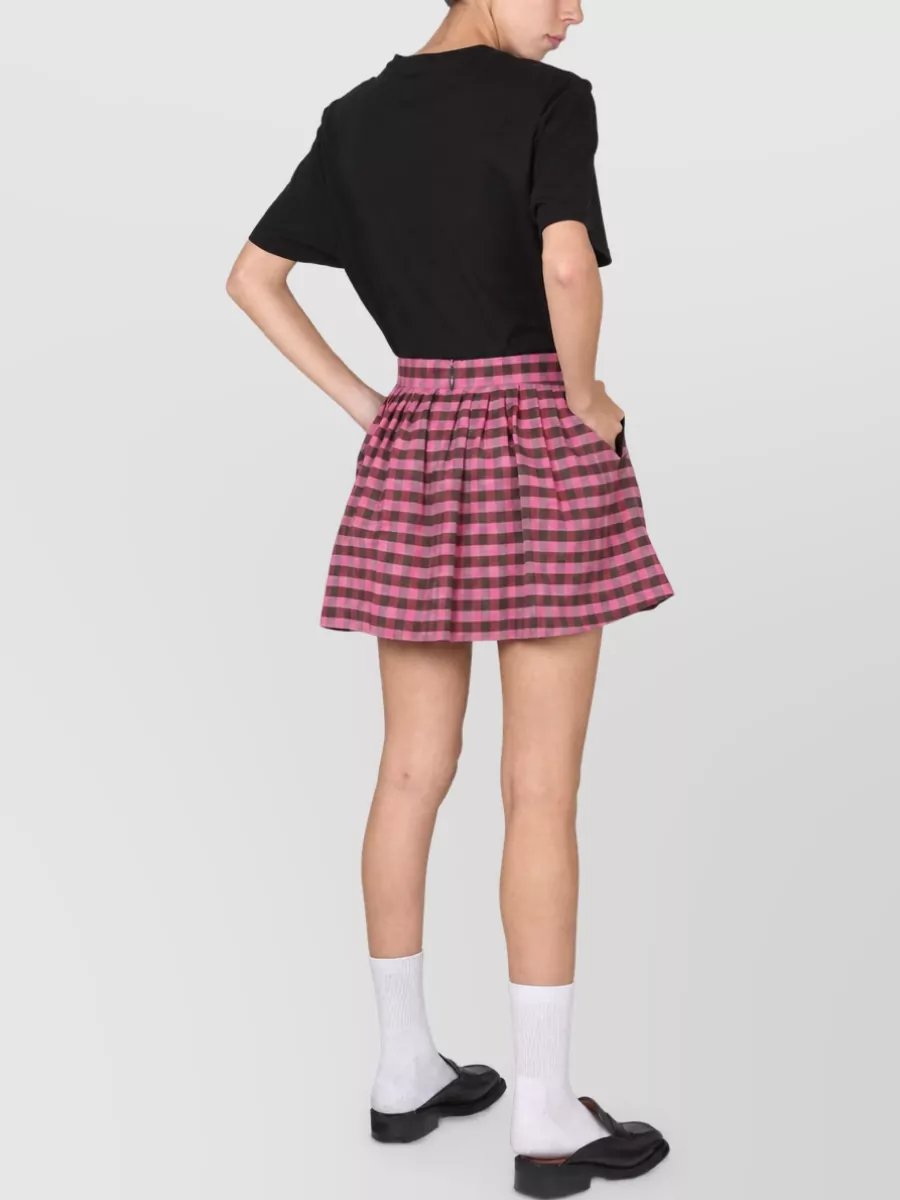 Kenzo Pleated Mini Skirt