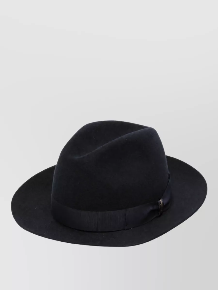 Borsalino wool fedora hat