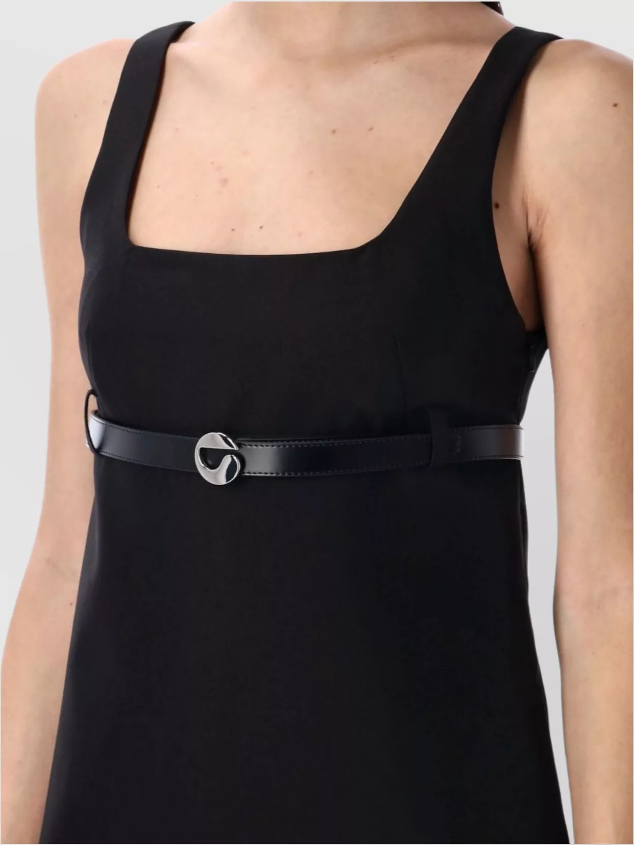 Coperni Denim Mini Dress Belted