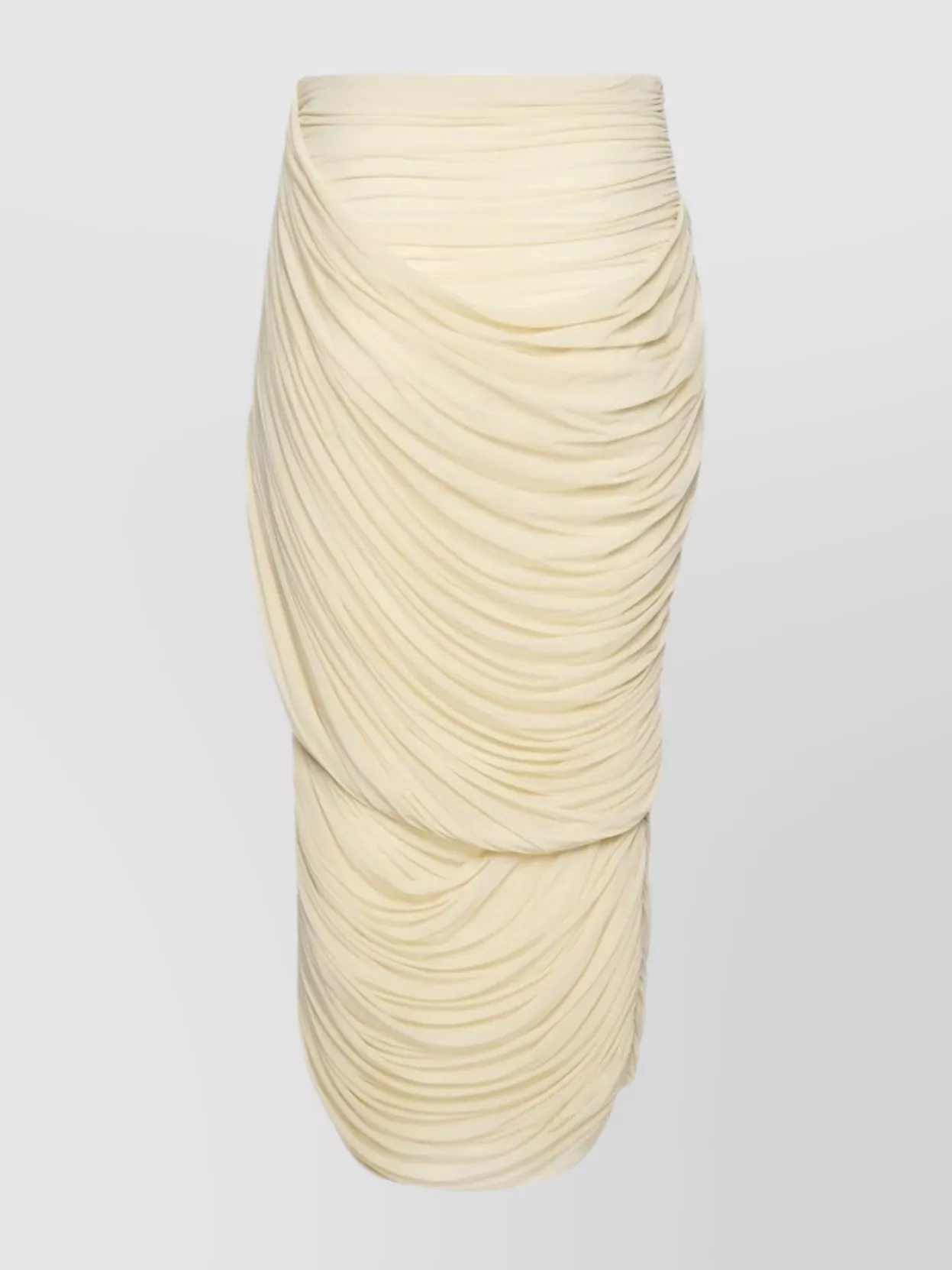 Magda Butrym Midi Skirt With Draped And Ruched Design